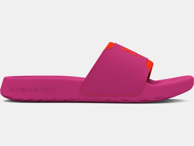 Purple under hot sale armour slides