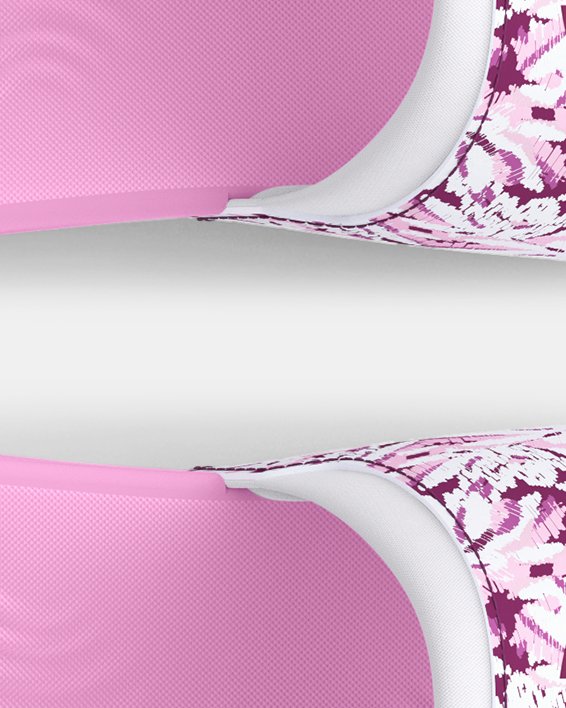 Women's UA Ignite Select Graphic Slides, Pink, pdpMainDesktop image number 2