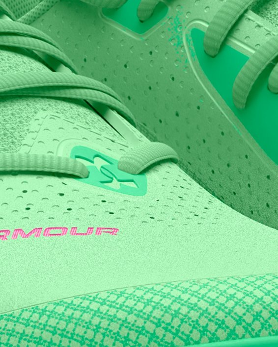 Unisex UA Shadow 2 Turf Football Shoes, Green, pdpMainDesktop image number 3