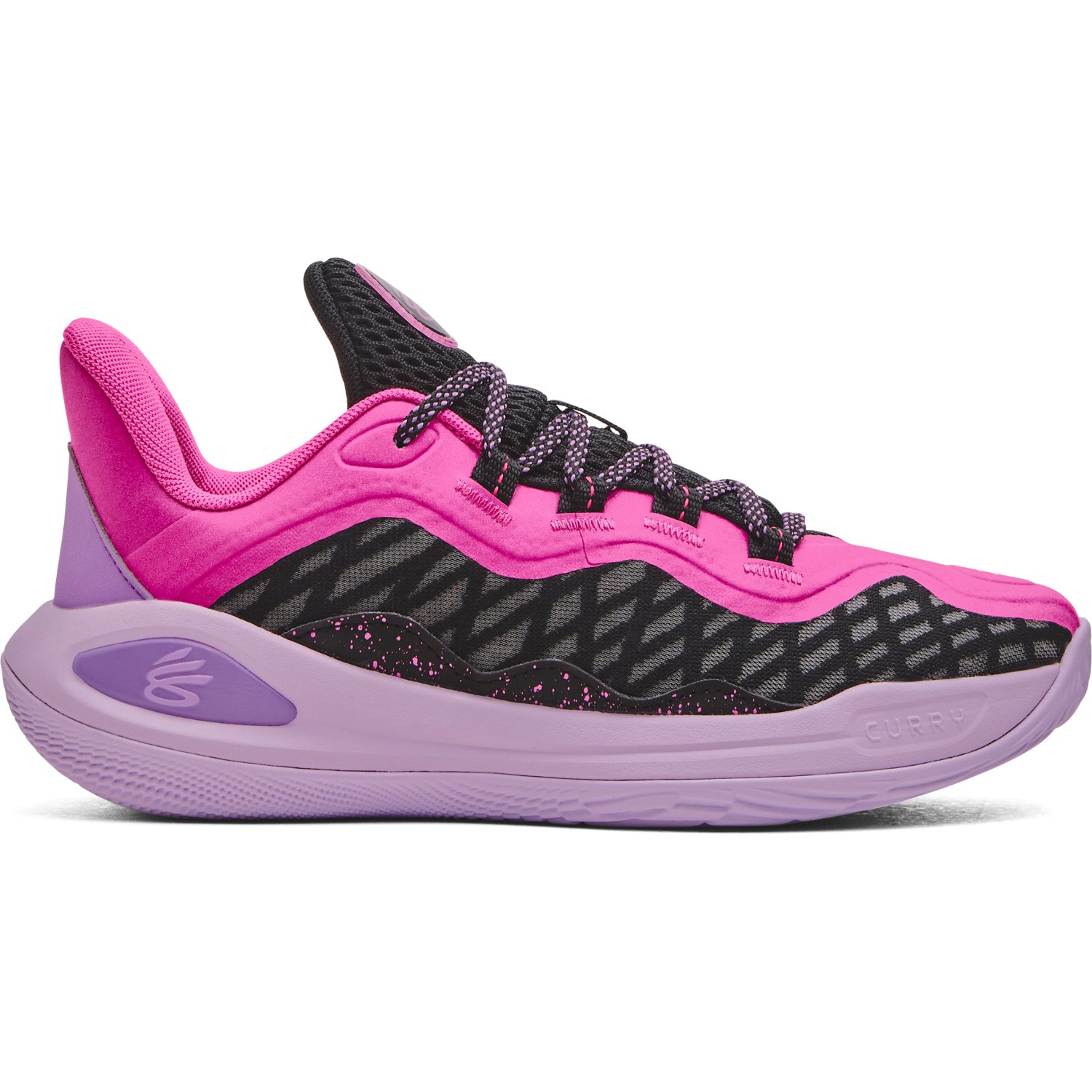 Grade School Curry 11 Girl Dad Basketball Shoes Under Armour UK