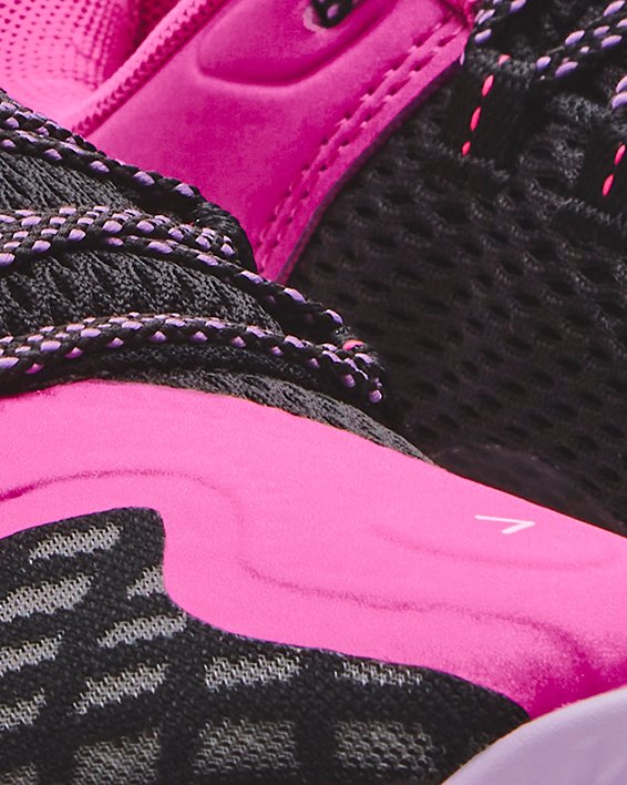 Grade School Curry 11 'Girl Dad' Basketball Shoes in Pink image number 3