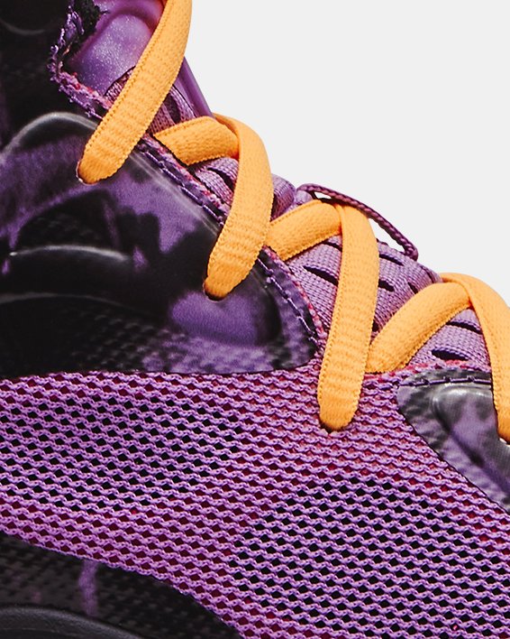 Unisex Curry Spawn FloTro Basketball Shoes, Purple, pdpMainDesktop image number 0