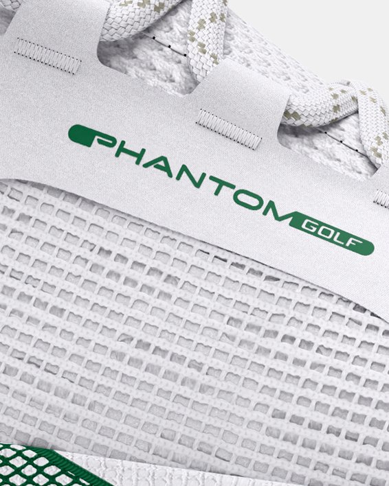 Men's UA Phantom LE Golf Shoes, White, pdpMainDesktop image number 0