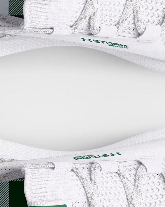 Zapatillas de golf UA Phantom para hombre, White, pdpMainDesktop image number 2