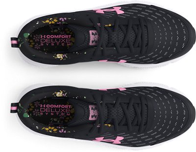 女士UA Assert 10印花跑鞋 image number 2