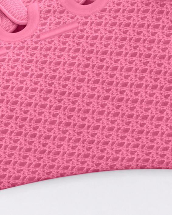 Girls' Grade School UA Surge 4 Printed Running Shoes, Pink, pdpMainDesktop image number 1