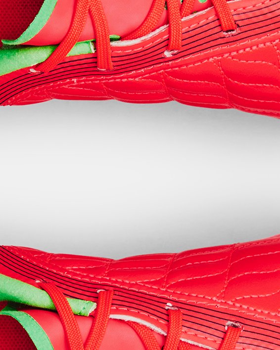 Botas de fútbol UA Magnetico Pro 3 FG para mujer, Red, pdpMainDesktop image number 2