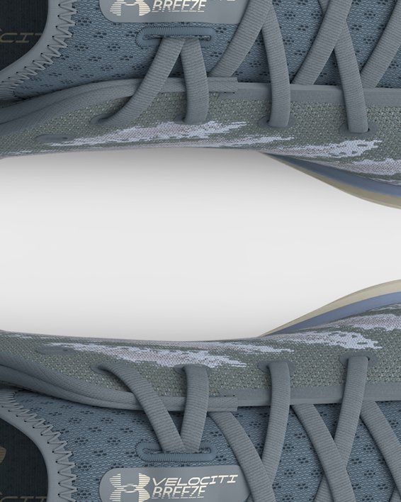女士UA Velociti 3 Breeze跑鞋 in Gray image number 2