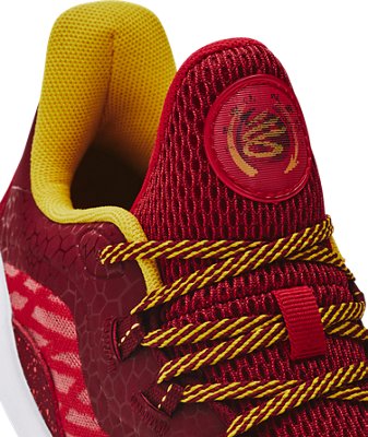 Grade School Curry 11 Bruce Lee 'Fire' Basketball Shoes