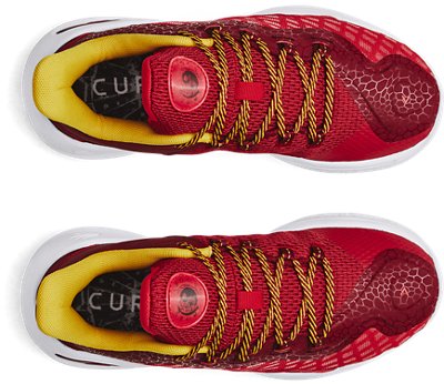 Grade School Curry 11 Bruce Lee 'Fire' Basketball Shoes