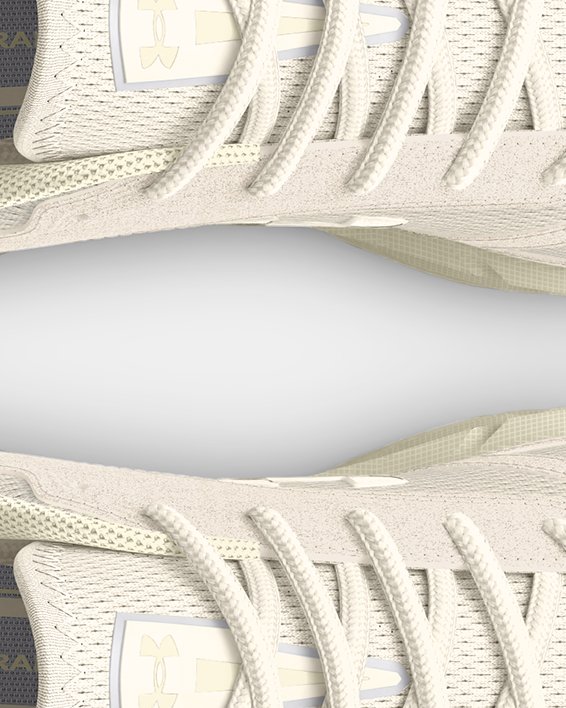 Unisex UA HOVR™ Apparition Schuhe, White, pdpMainDesktop image number 2