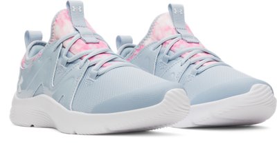 Кроссовки Under Armour UA Infinity 3.0 Running Shoes для девочек, цвет: Синий / Розовый — фото 3