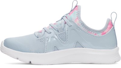 Кроссовки Under Armour UA Infinity 3.0 Running для девочек, цвет: Синий / Розовый — фото 2