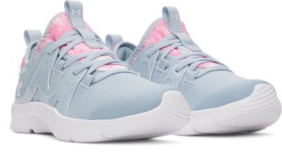 Кроссовки Under Armour UA Infinity 3.0 Running для девочек, цвет: Синий / Розовый — фото 3