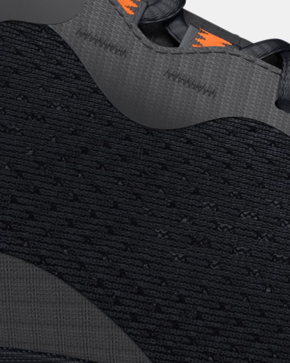 Unisex UA Sonic Trail Running Shoes, Black, pdpMainDesktop image number 6