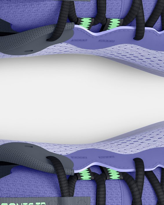 Unisex UA Sonic Trail Running Shoes in Purple image number 2