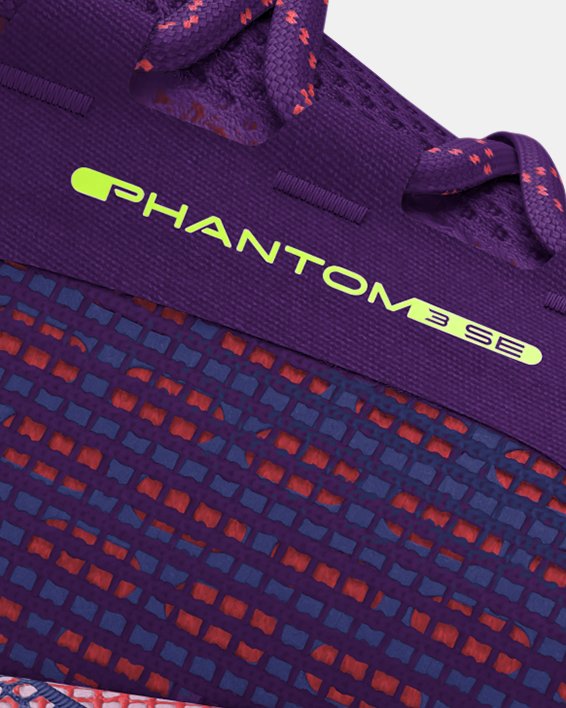 Unisex UA Phantom 3 SE Running Shoes, Purple, pdpMainDesktop image number 0