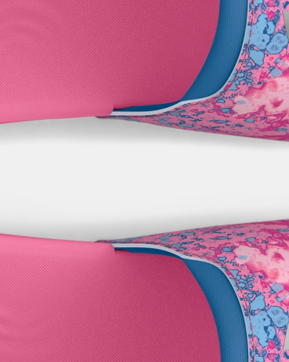 Girls' UA Ignite Select Slides in Pink image number 2
