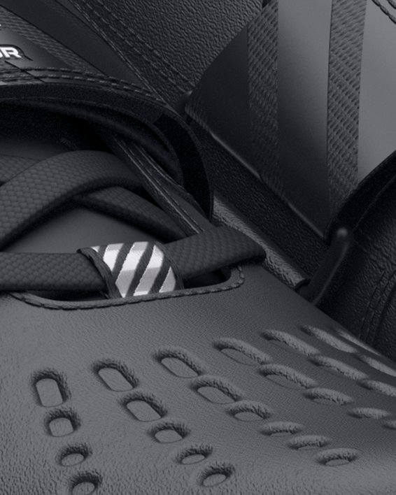 Unisex UA Reign Lifter Training Shoes, Black, pdpMainDesktop image number 3