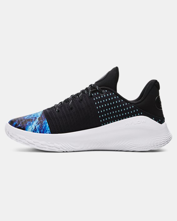 Unisex Curry 4 Low FloTro Bruce Lee 'Dark Water' Basketball Shoes