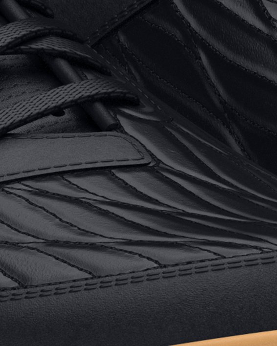 Unisex UA Magnetico Select 4 Indoor Soccer Shoes, Black, pdpMainDesktop image number 3