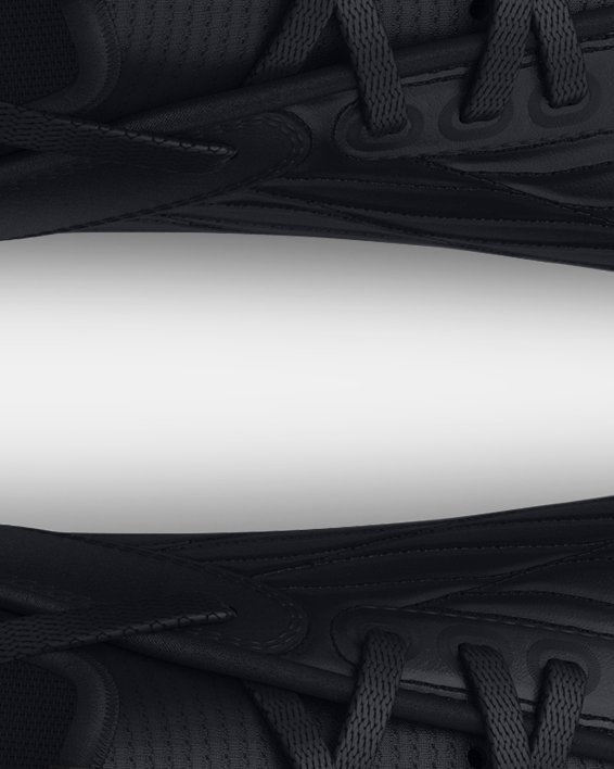 Unisex UA Magnetico Select 4 Indoor Soccer Shoes, Black, pdpMainDesktop image number 2