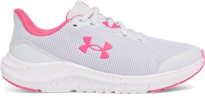 Girls' Grade School UA Pursuit 4 Running Shoes - 3028275-023