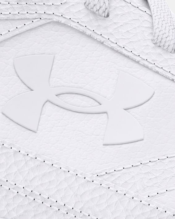 Men's UA Edge Leather Training Shoes in White image number 0