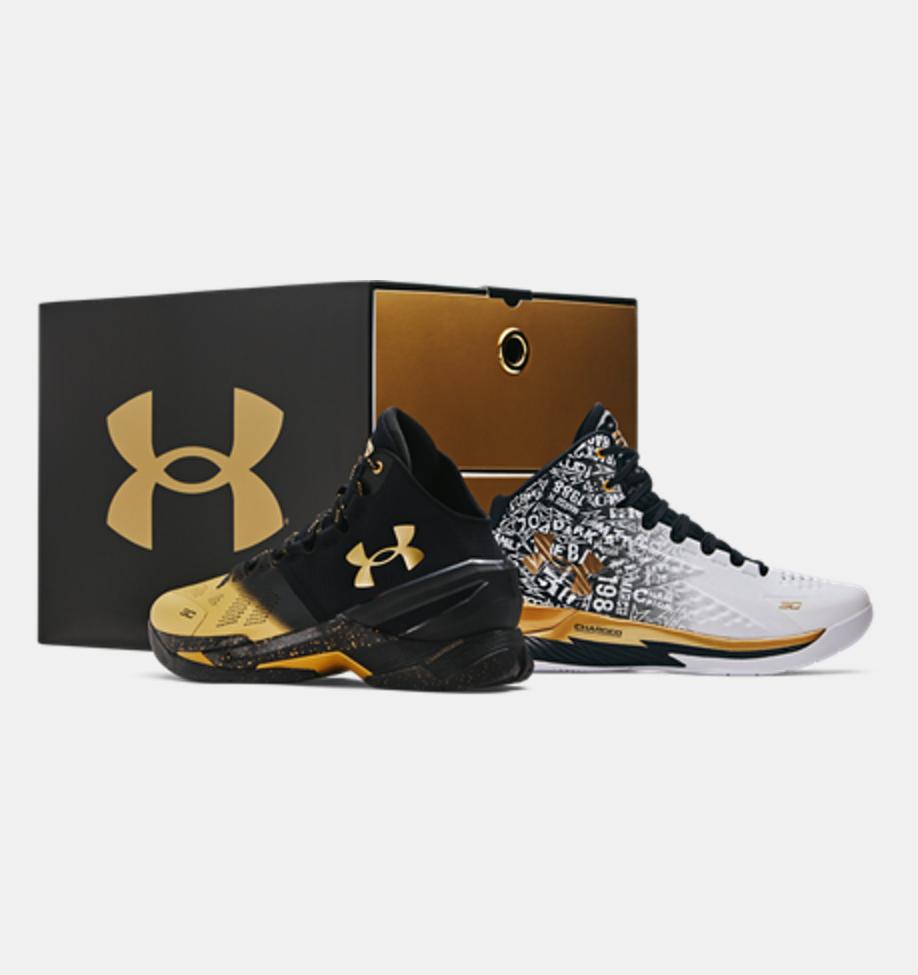 Unisex Curry 1 + Curry 2 Retro 'Back-to-Back MVP' Pack Basketball Shoes ...