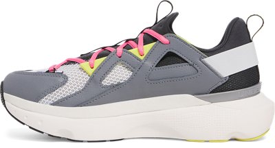 Кроссовки Under Armour UA Infinite Mvmnt Unisex, цвет: Серый / Шартрез — фото 2
