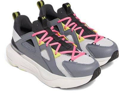 Кроссовки Under Armour UA Infinite Mvmnt Unisex, цвет: Серый / Шартрез — фото 3