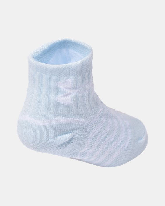 Girls' Infant-Toddler UA Essential Hearts 6-Pack Quarter Socks