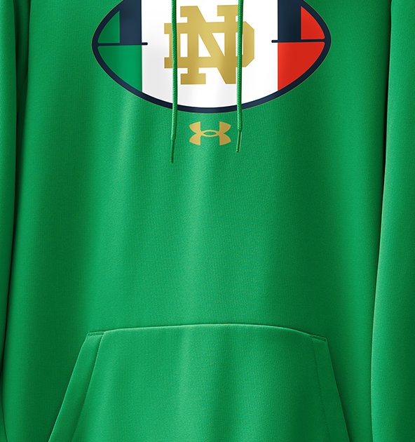 Under Armour Men's Armour Fleece® Notre Dame Coach's Collection Hoodie