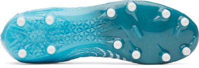Бутсы Under Armour UA Magnetico Pro 5 FG Unisex Soccer Cleats, цвет: Синий / Белый — фото 4