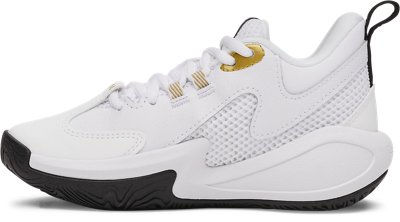 Детские кроссовки Under Armour Curry 3Z 25 Pre-School Basketball, цвет: Белый / Чёрный — фото 2