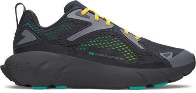 Under Armour Unisex Gray Aura Shoes Anthracite / Anthracite / Green Mode 10.5