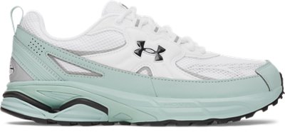 Under Armour Unisex White Apparition Tech Shoes / Enamel Blue / Black 11.5