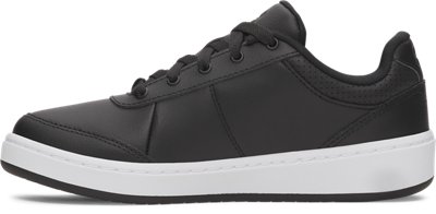Детские кроссовки Under Armour UA ST Court Grade School Running, цвет: Чёрный / Белый — фото 2