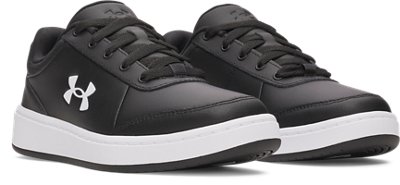 Детские кроссовки Under Armour UA ST Court Grade School Running, цвет: Чёрный / Белый — фото 3