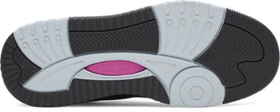 Кроссовки Under Armour UA Hb-Lo Unisex, цвет: Антрацитовый / Розовый — фото 4