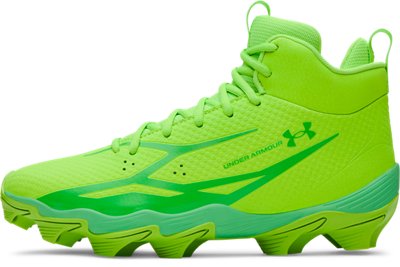 UA Spotlight Green アンダーアーマー アメフト　スポットライト UA Spotlight Hammer Football Cleats | Under Armour