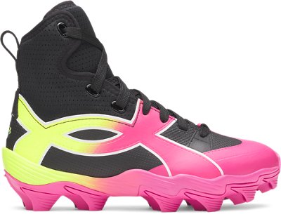 UA Highlight RM Jr. Kids’ Football Cleats from Under Armour - $55