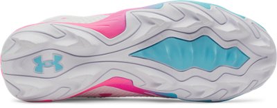 Under Armour Spotlight Franchise 4 RM Jr - Crampons Polyvalents Pour Baseball Et Football, Taille 5.5Y, Multi-colore