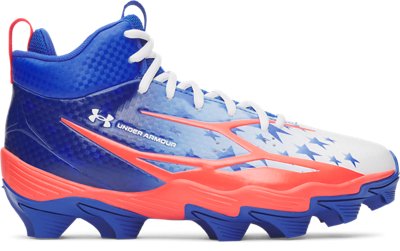 UA Spotlight Hammer Jr. USA Kids' Football Cleats | Under Armour