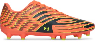 Under Armour Chaussure de football Shadow Club 4 FG unisexe Electric Tangerine, Taille 40