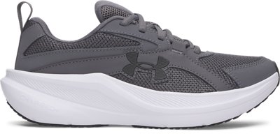 Chaussure de running Grade School Under Armour Charged+ Assert 11 pour garçon Castlerock / Blanc / Noir 36.5