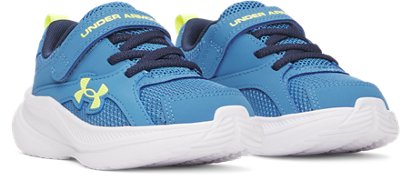 Кроссовки Under Armour UA Assert 11 Running Shoes для мальчиков-малышей, цвет: Синий — фото 3
