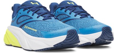Кроссовки Under Armour UA Charged+ Rogue 6 Running для мальчиков, цвет: Синий / Тёмно-синий — фото 3