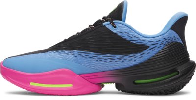 Кроссовки Under Armour UA D. Fox 3 Unisex Basketball, цвет: Чёрный / Синий — фото 2