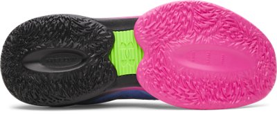 Кроссовки Under Armour UA D. Fox 3 Unisex Basketball, цвет: Чёрный / Синий — фото 4